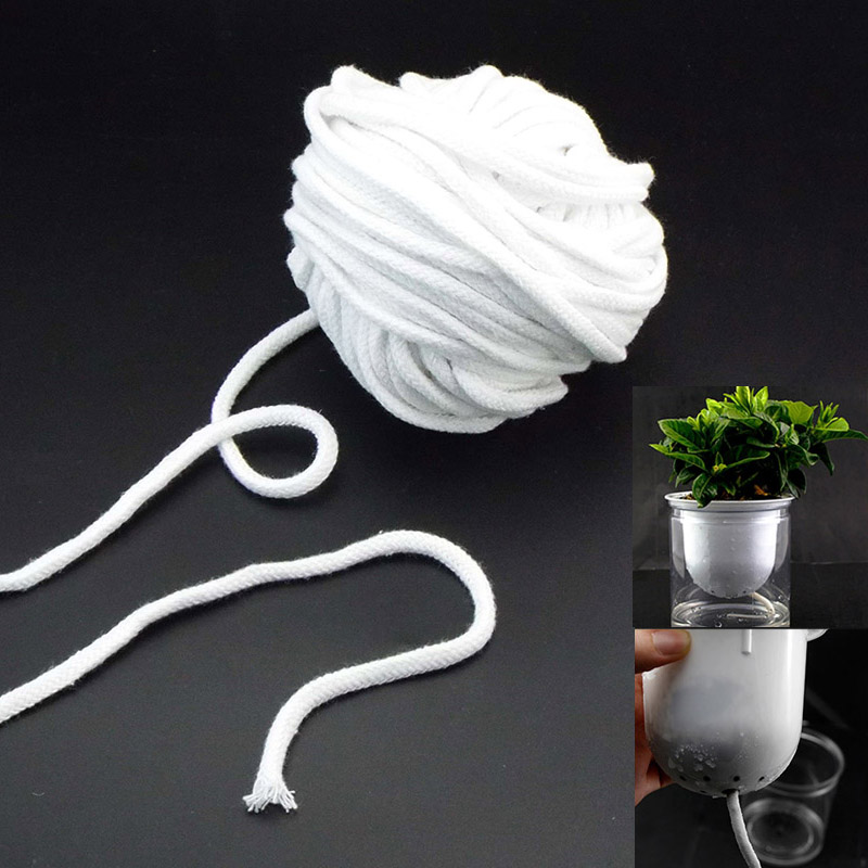 Automatic Plant Waterer - Самополивающийся хлопковый шнур-фитиль 3мм 4мм 5мм
