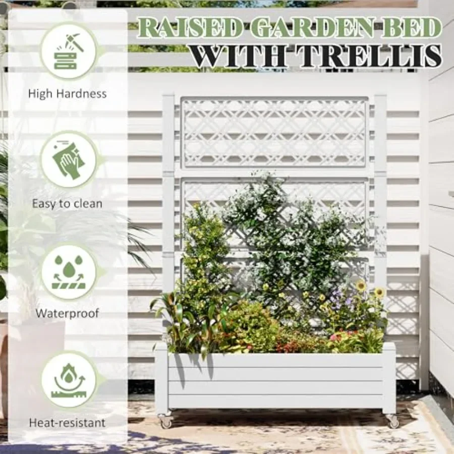 Приподнятая грядка с решетчато – обзор и цена Self-Watering Planter